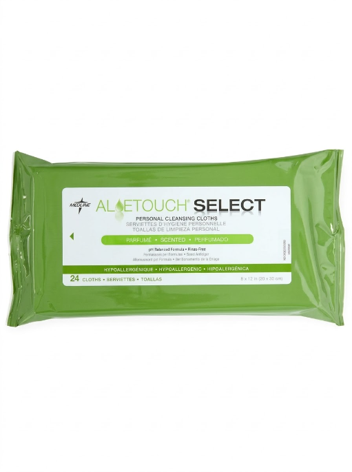 Medline Aloetouch Select Personal Cleansing Cloths