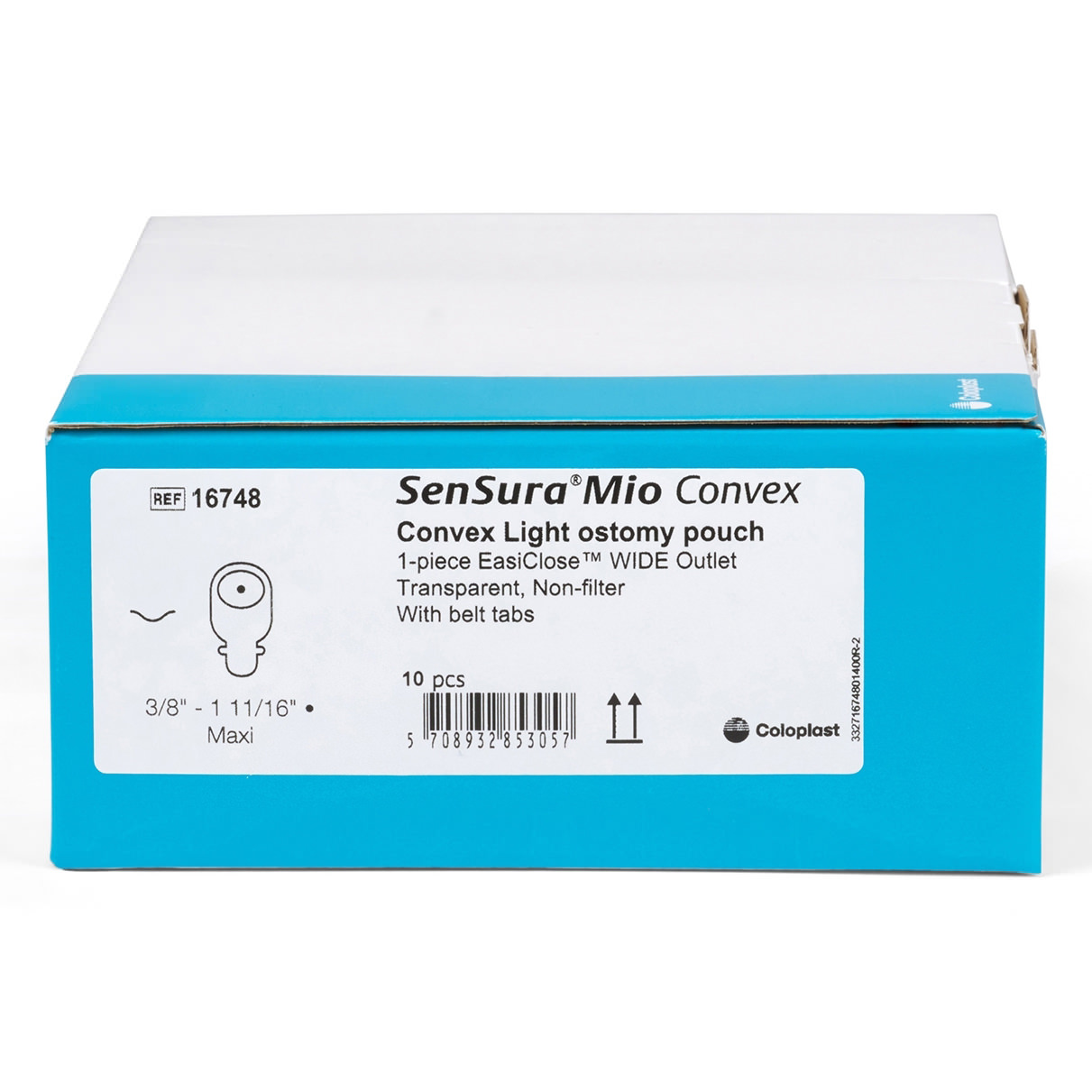 SenSura Mio Convex Light EasiClose MAXI Drainable Pouch - Box of 10 thumbnail 6