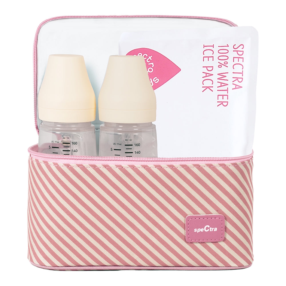 Spectra Breast Milk Cooler Kit with Bottles and Ice Pack