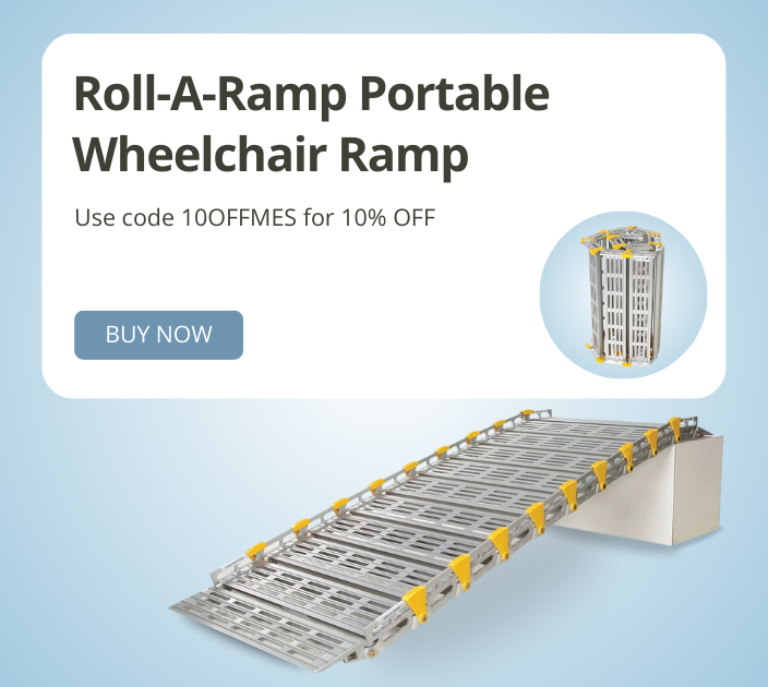 Roll-A-Ramp Portable Wheelchair Ramp