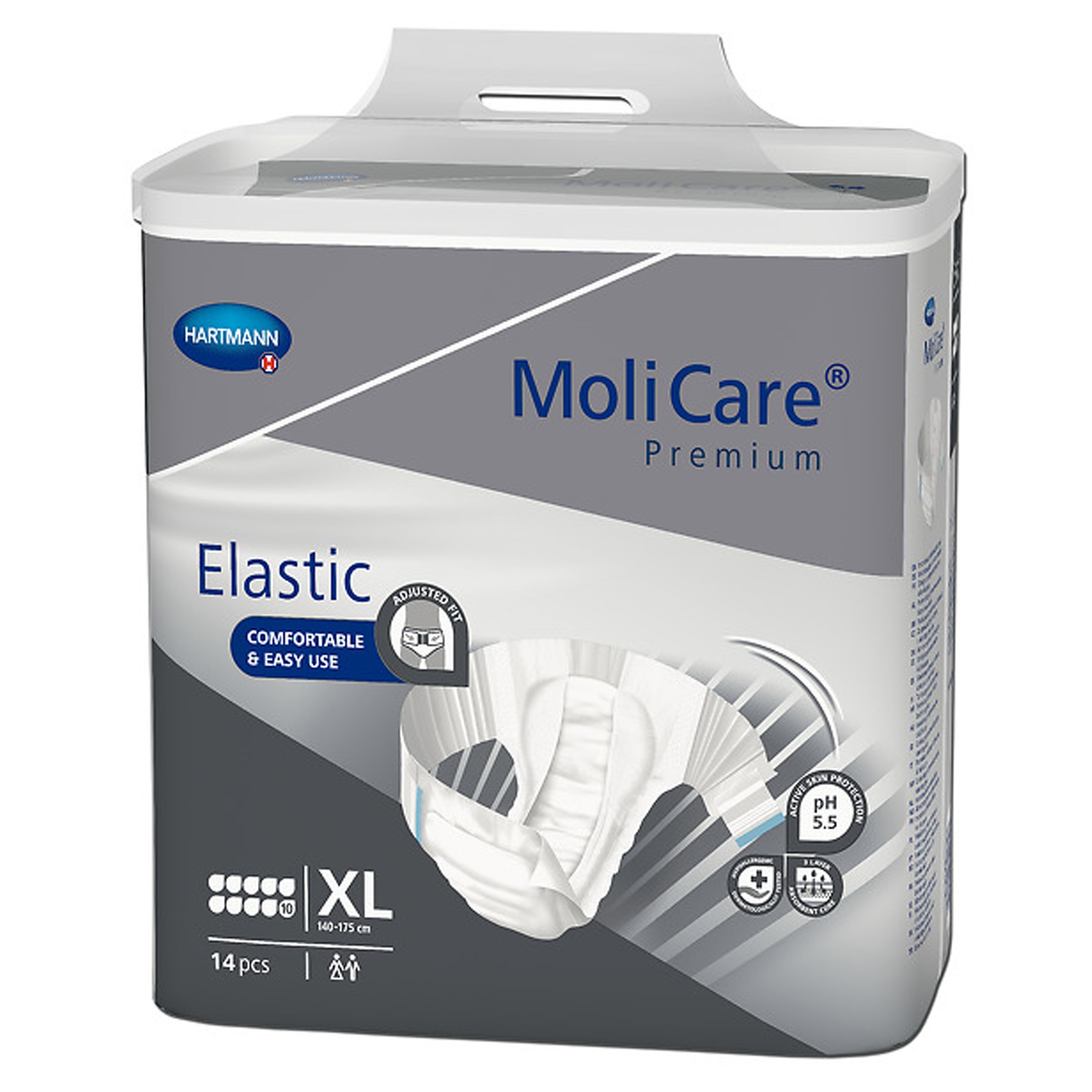 MoliCare Premium Elastic 10D Incontinence Briefs thumbnail 1