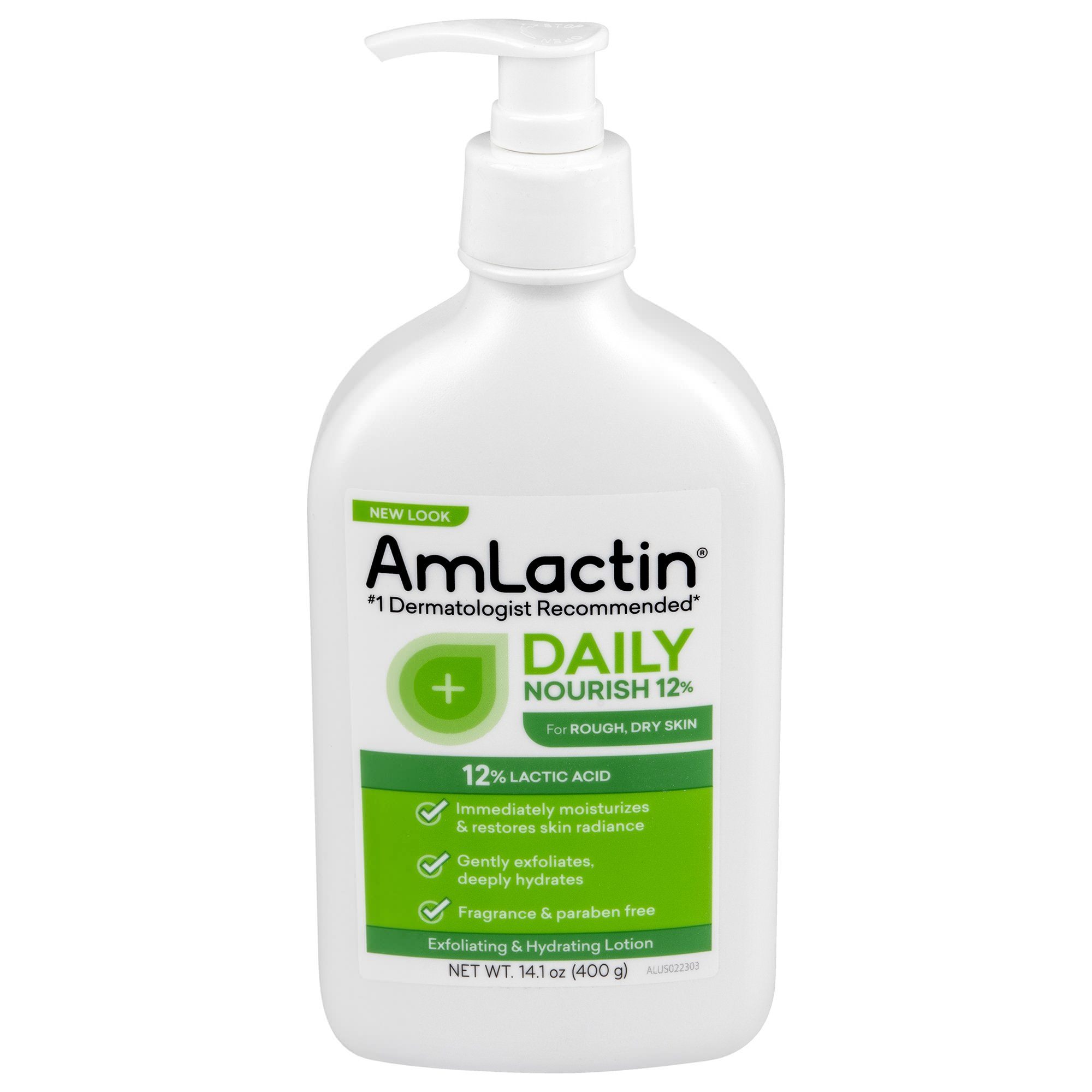 Amlactin Daily 12 % Hand and Body Exfoliating & Hydrating Lotion, 14.1 oz - Each - Main image