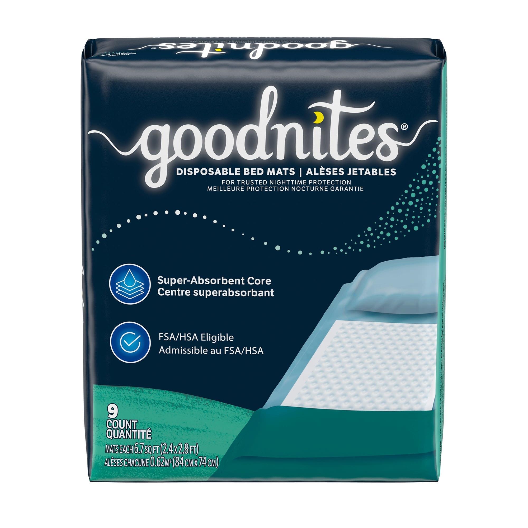 Goodnites Disposable Bed Mats thumbnail 3