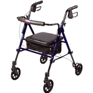Carex Step N' Rest Roller Walker with Adjustable Seat - Main image