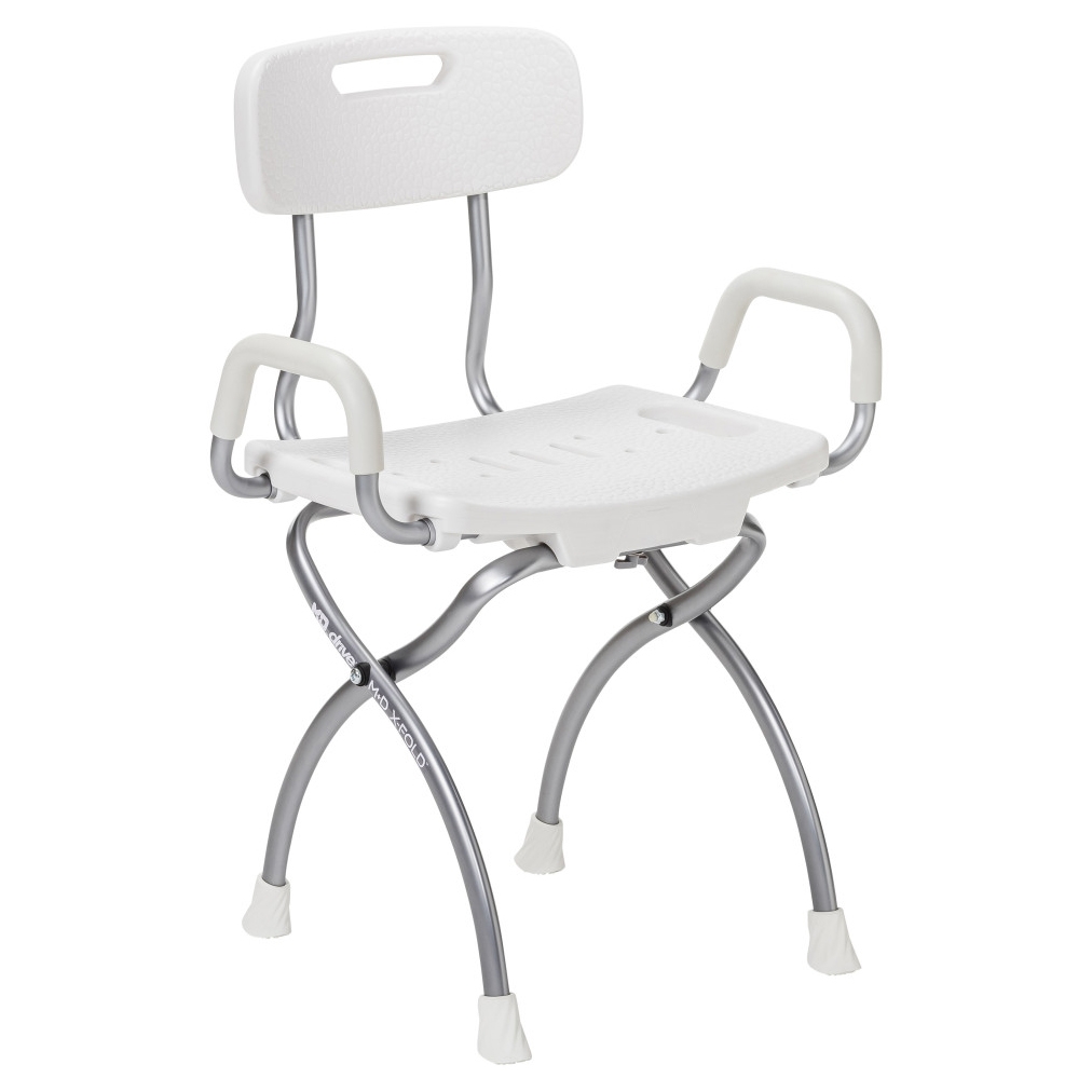 Drive X-Fold Shower Chair | Adjustable, Portable Bath Safety