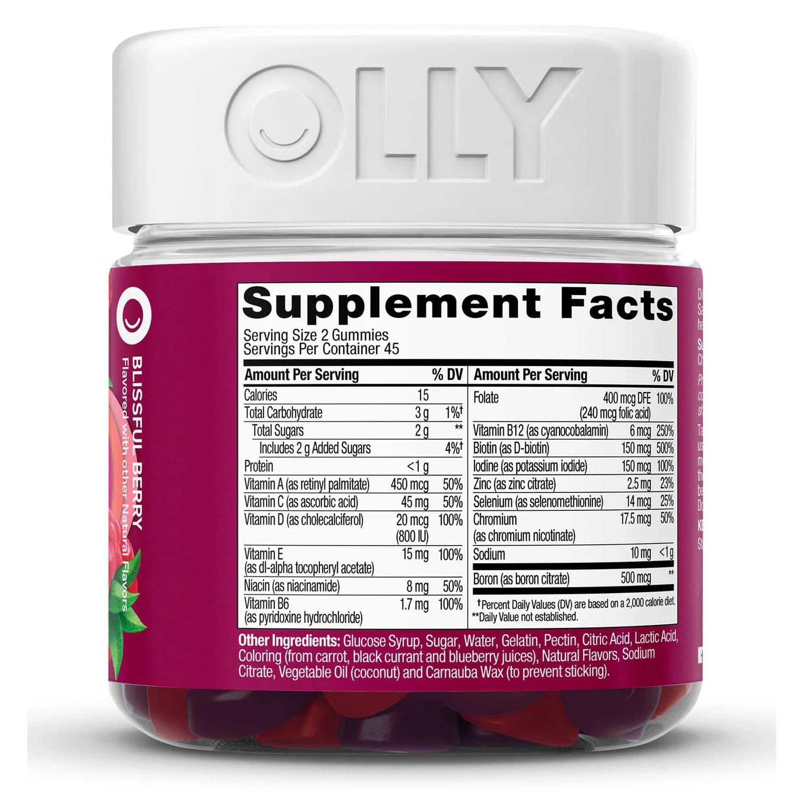 OLLY Women's Multi-Tasking Blend of Vitamins A, C, D, E, Bs, Biotin & Folic Acid thumbnail 2
