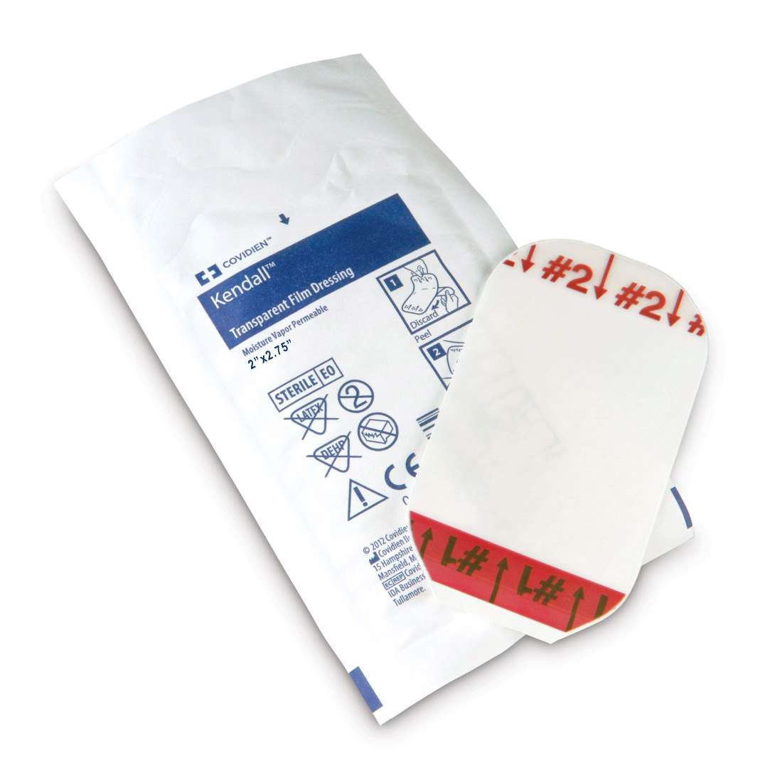 Kendall Transparent Film Dressing 2 x 2-3/4 Inch | Box of 100