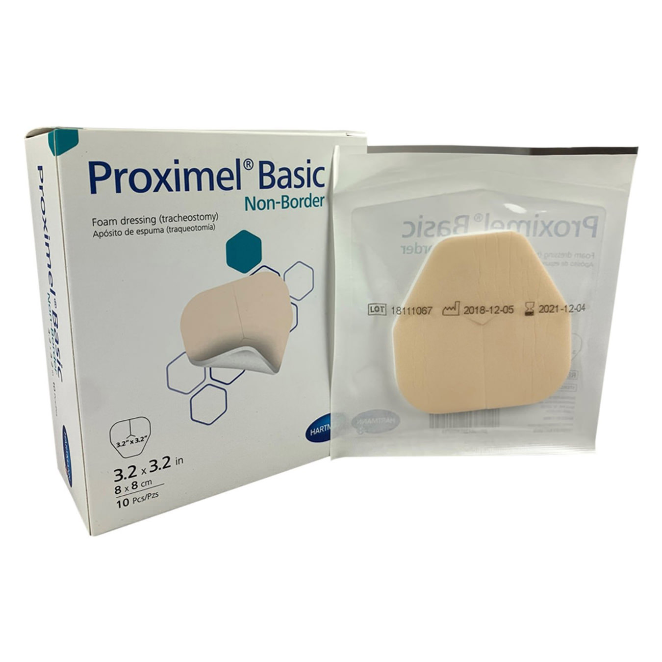 Proximel Basic Non-Border Two-Layer Polyurethane Foam Dressing thumbnail 1