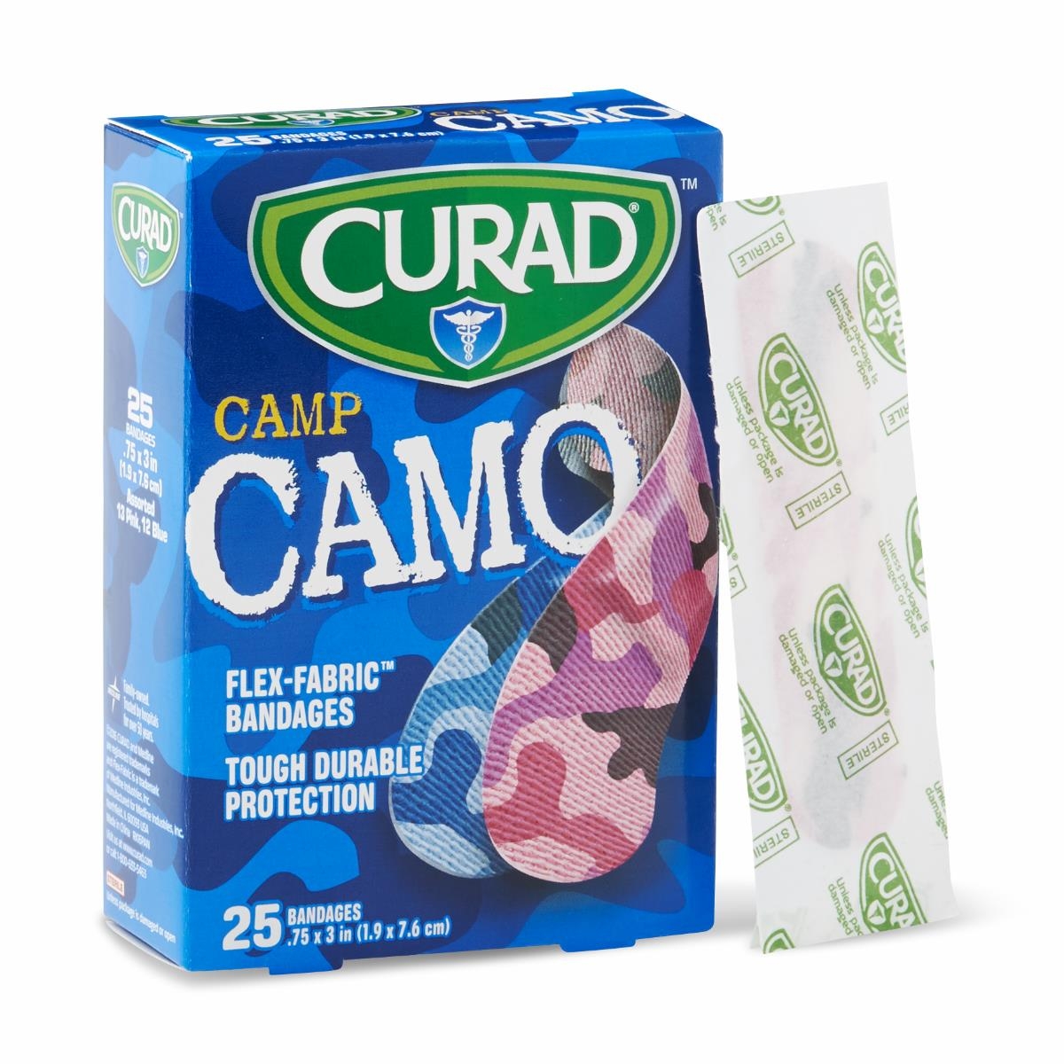 Curad Camo Flex-Fabric Adhesive Bandages