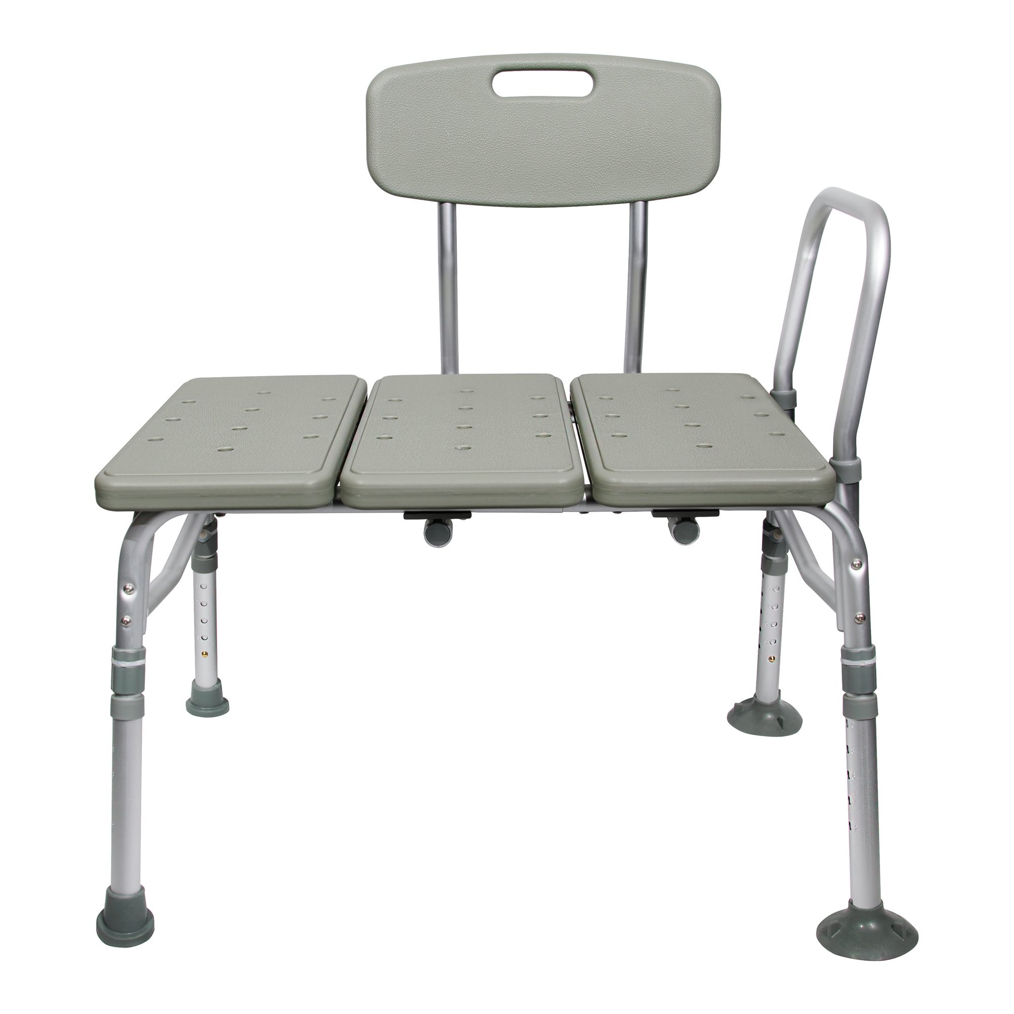 McKesson Knocked?Down Bath Transfer Bench-Removable Arm Rail - Main image