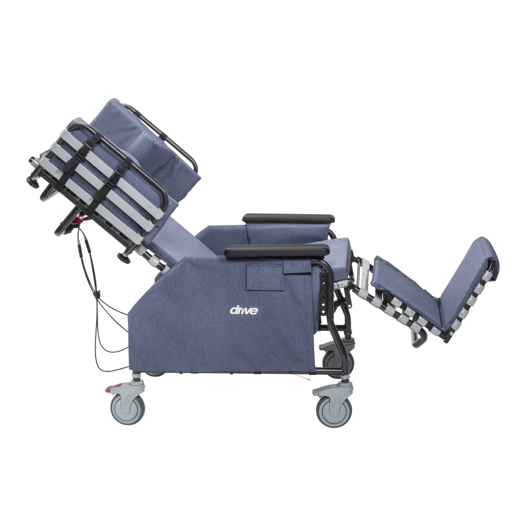 Drive Medical Rose Comfort Max tilt and recline chair with casters thumbnail 2
