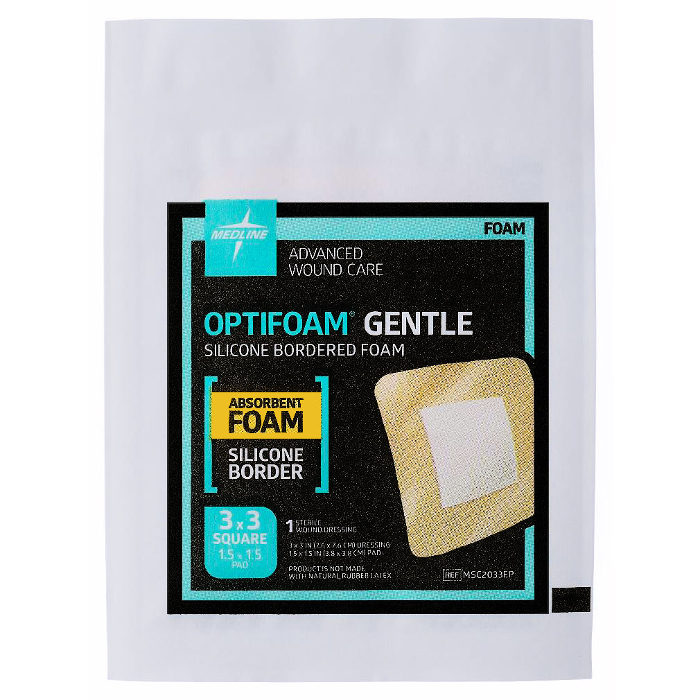 Optifoam Gentle Silicone Bordered Foam Dressing thumbnail 4