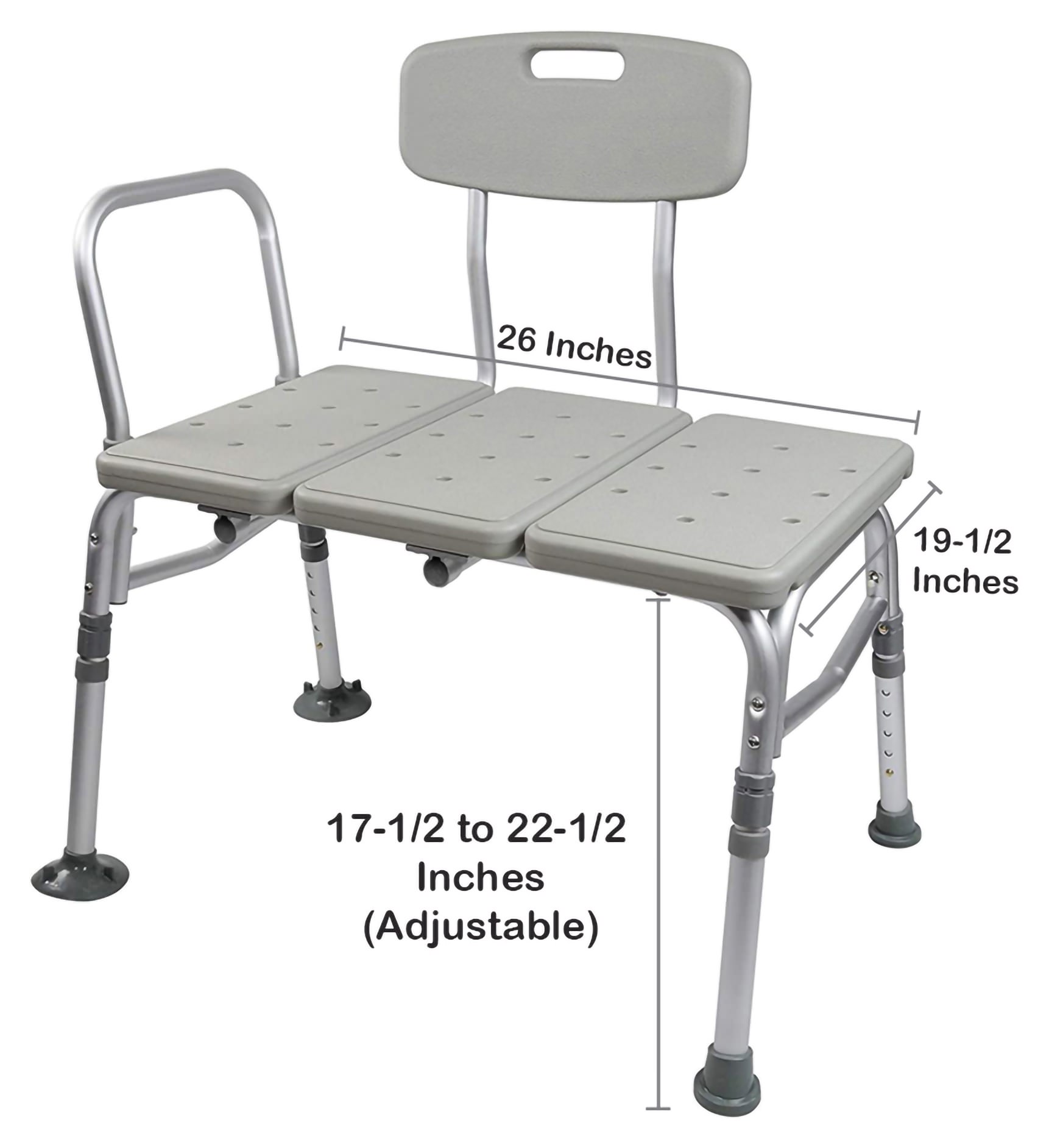 McKesson Knocked Down Bath Transfer Bench thumbnail 4