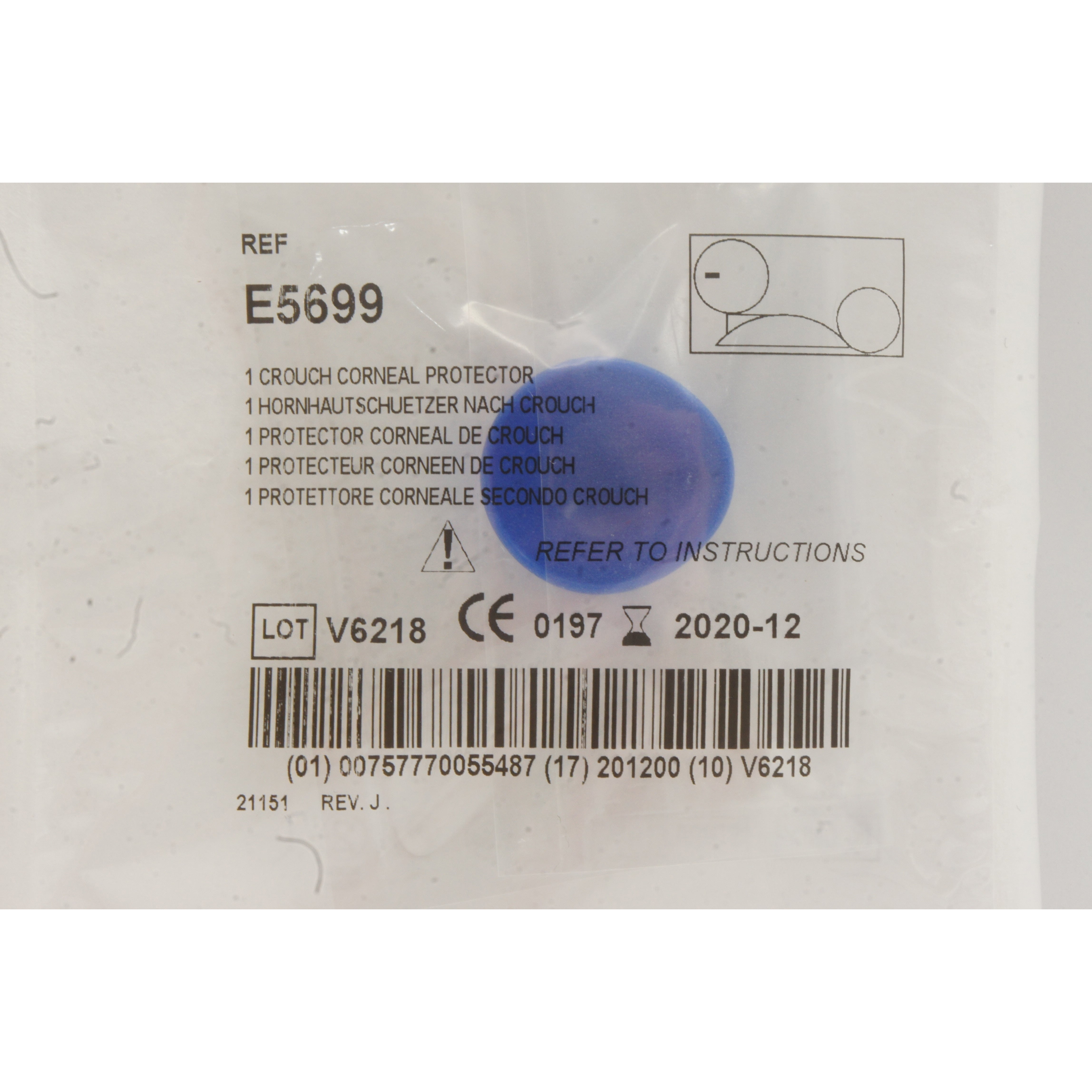 Crouch Corneal Shield Protector Disposable thumbnail 4