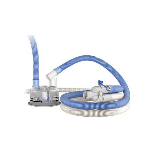 Evaqua 2 Ventilator Circuit Without Breathing Bag Heated Circuit With Gas Sampling Line Dual Limb thumbnail 1