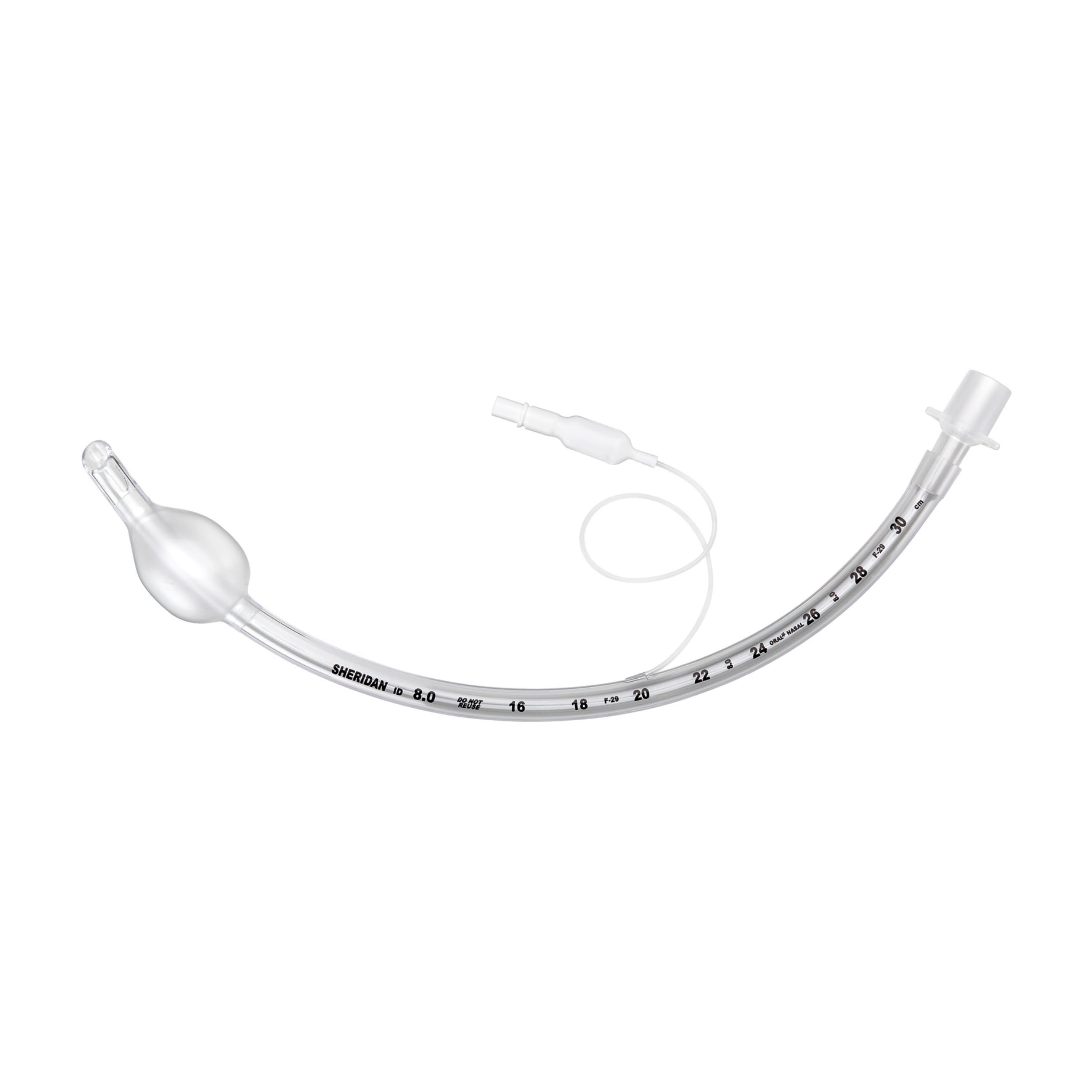Sheridan HVT Endotracheal Tube Clear Size 7.5 Sterile Adult| 5-10315