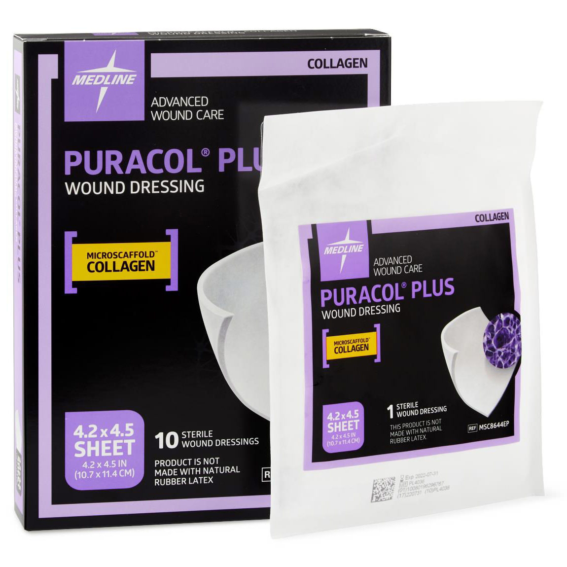 Puracol Plus Collagen Wound Dressing, Sterile thumbnail 1