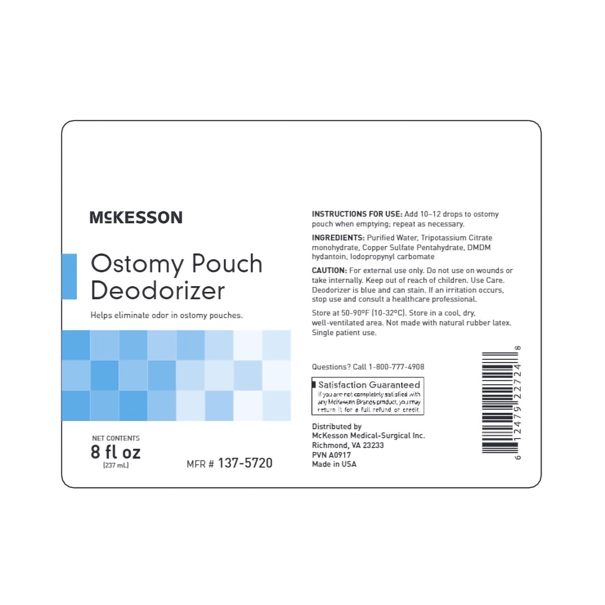 McKesson Ostomy Pouch Deodorizer, 8 oz thumbnail 2