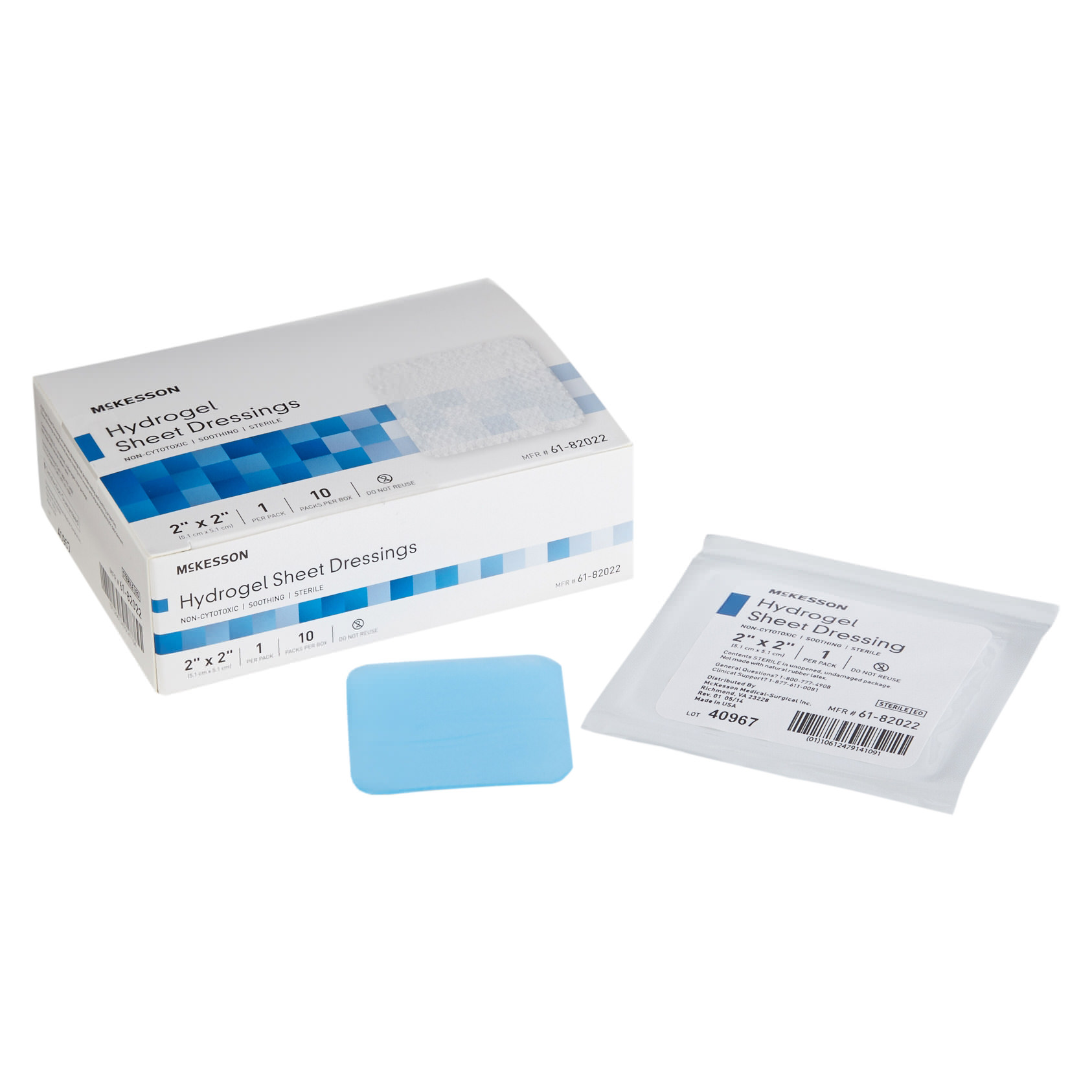McKesson Hydrogel Dressing Square Sterile - Main image