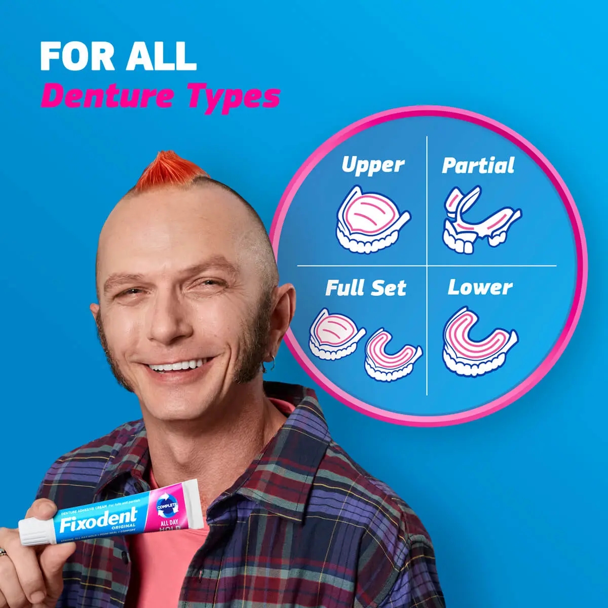 Fixodent Complete Original Denture Adhesive Cream thumbnail 4