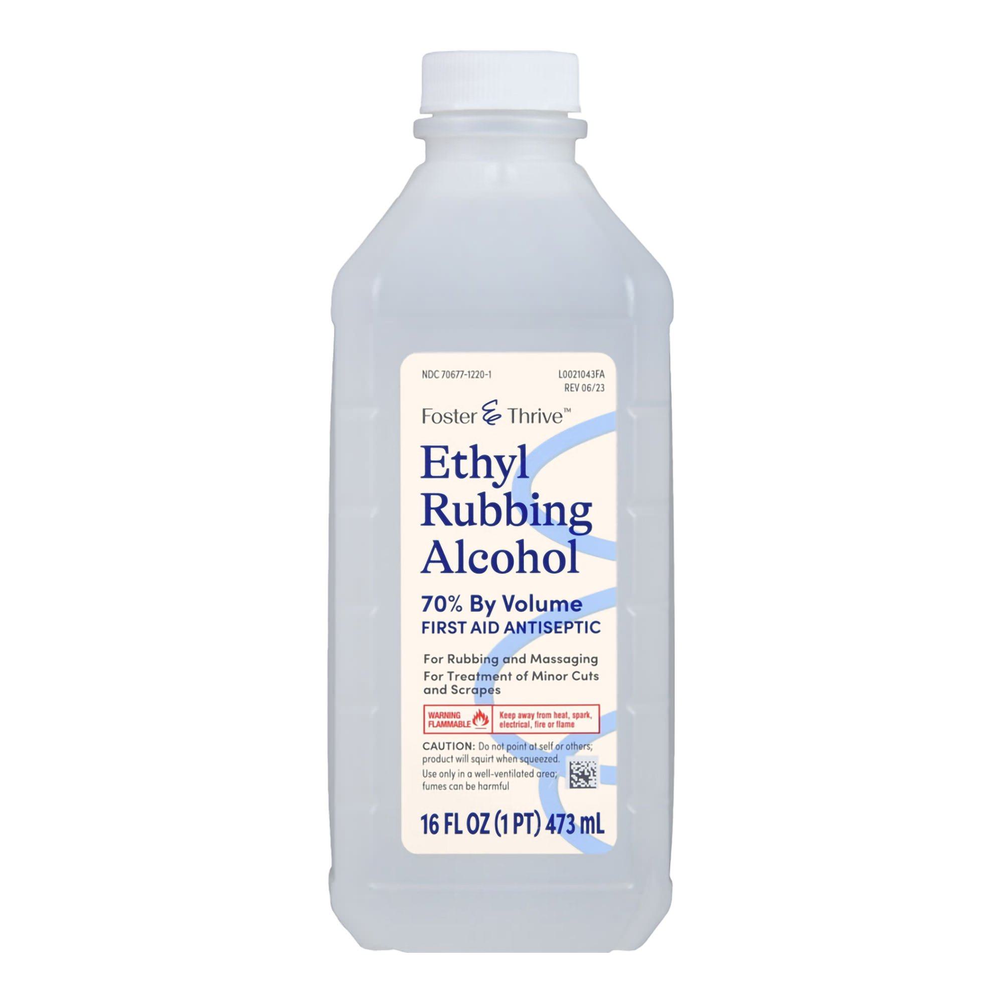 Foster & Thrive 70% Ethyl Rubbing Alcohol First Aid Antiseptic thumbnail 2