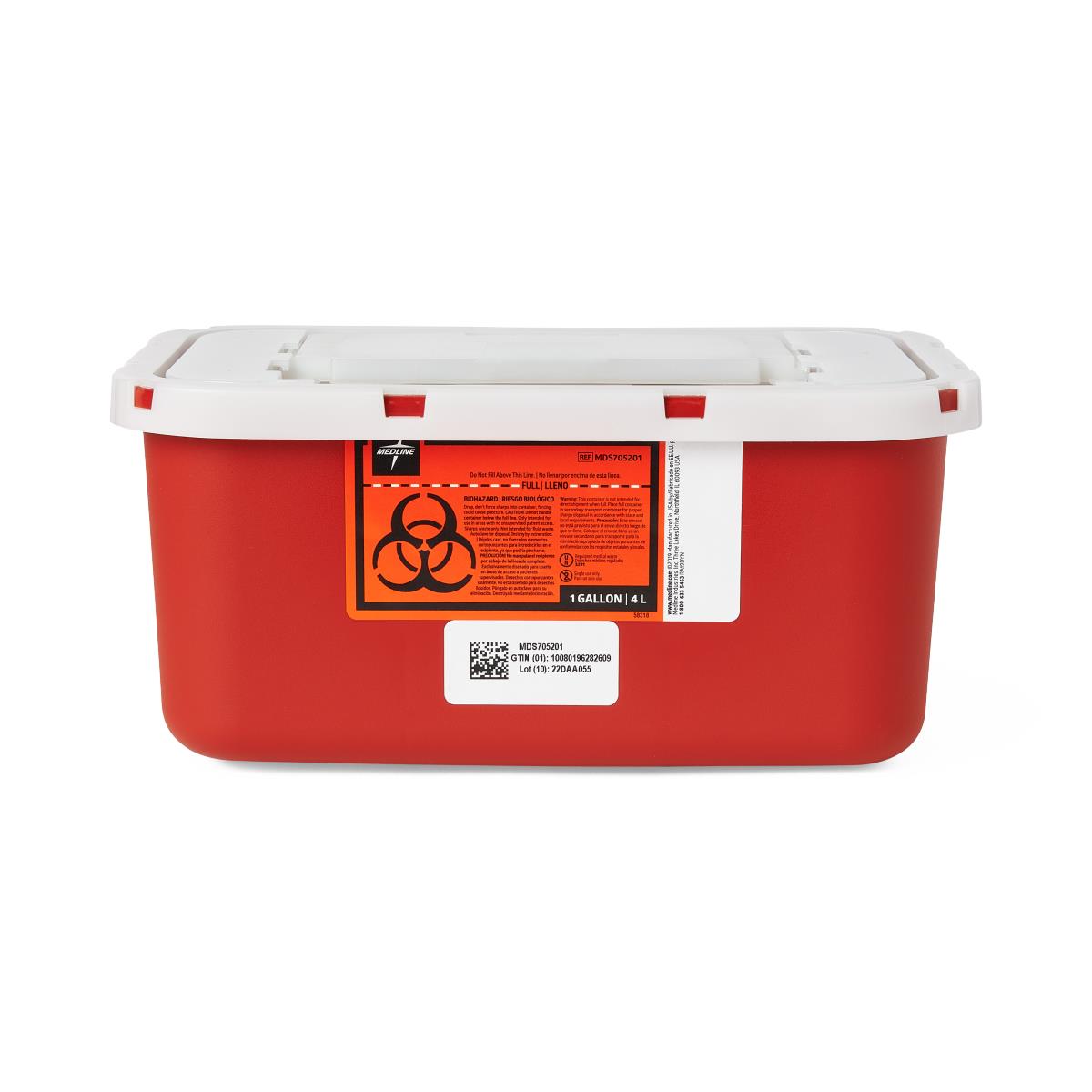 Medline Multipurpose Sharps Container thumbnail 1