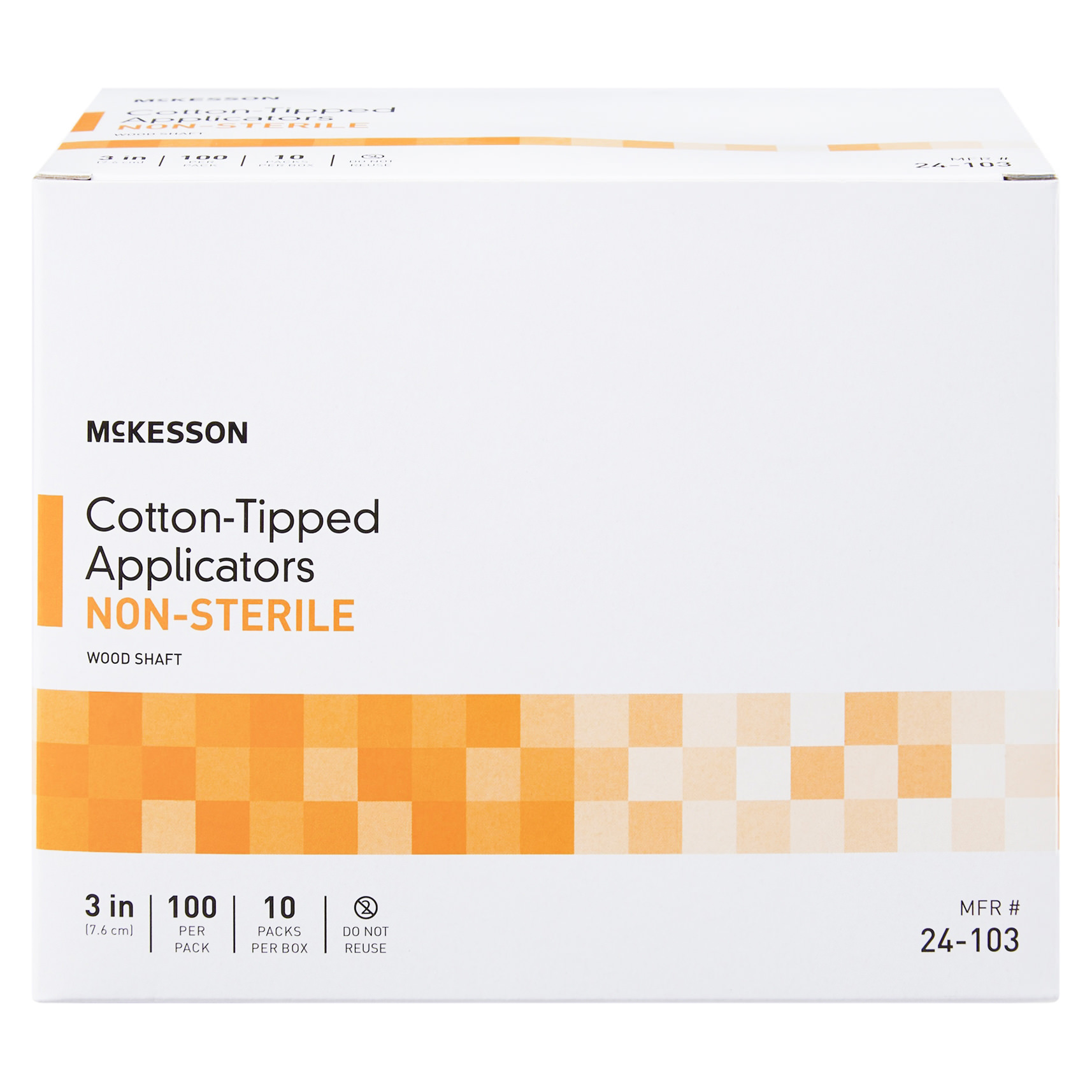 McKesson Cotton Tip Wood Shaft Non-Sterile Swabstick thumbnail 4