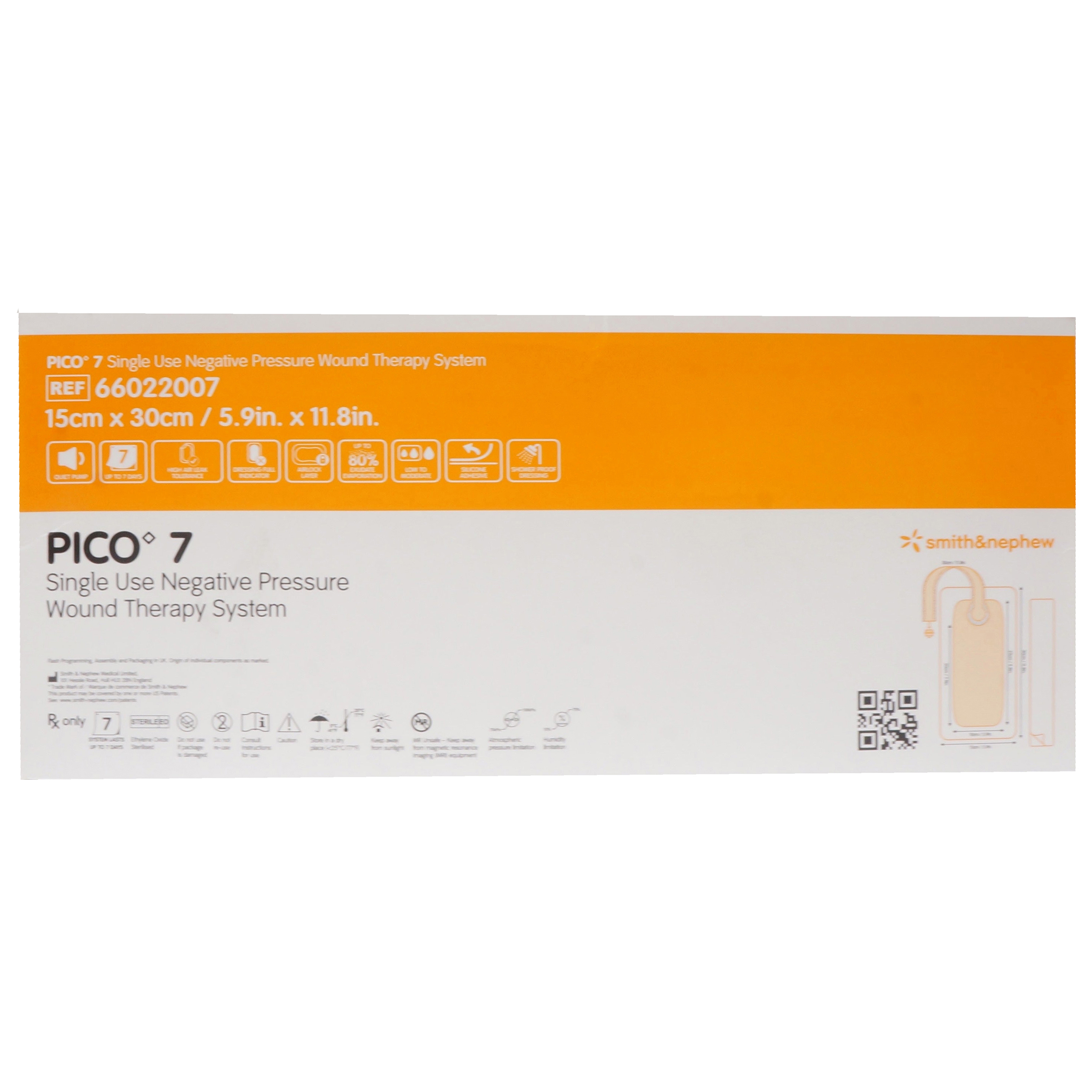 Smith & Nephew Pico 7 Negative Pressure Wound Therapy System thumbnail 1