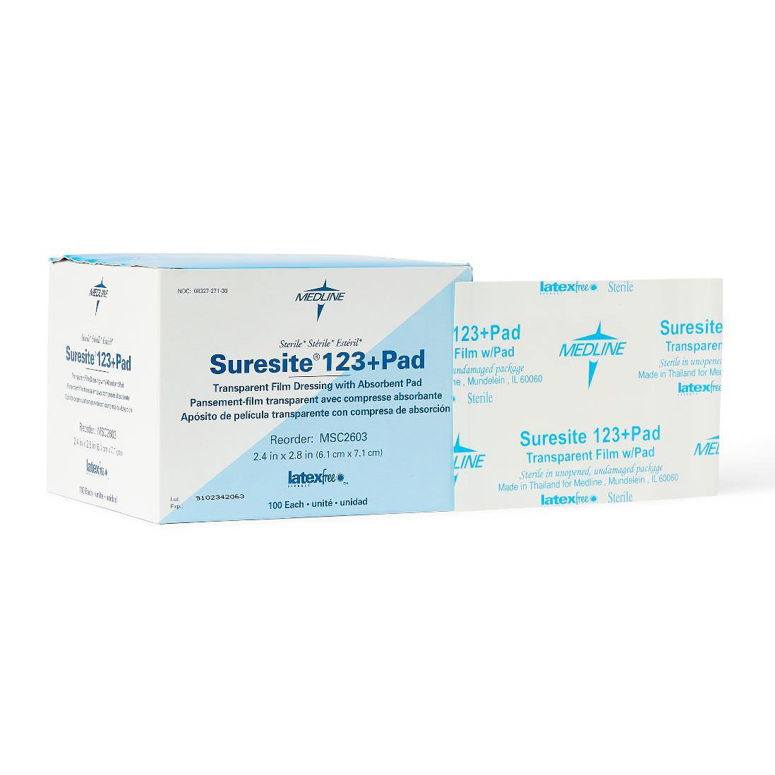 Suresite 123+ Pad Transparent Film Dressing thumbnail 3