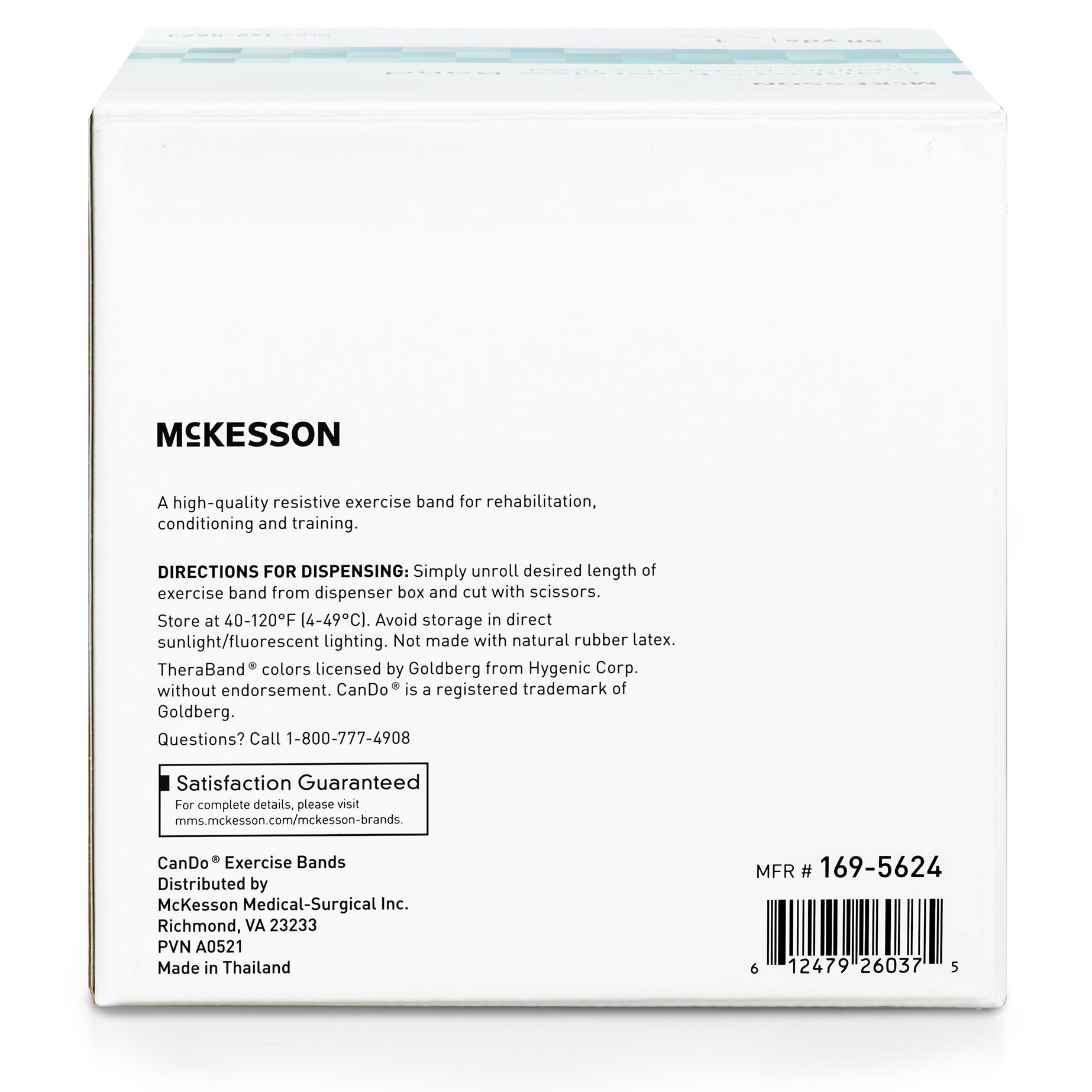 McKesson CanDo Blue Heavy Resistance Exercise Band thumbnail 4