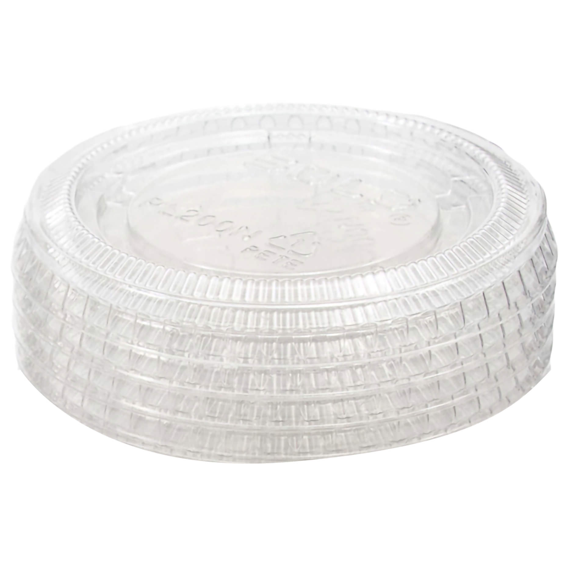 Dart Solo Clear Plastic Souffle Disposable Cup Lid thumbnail 2