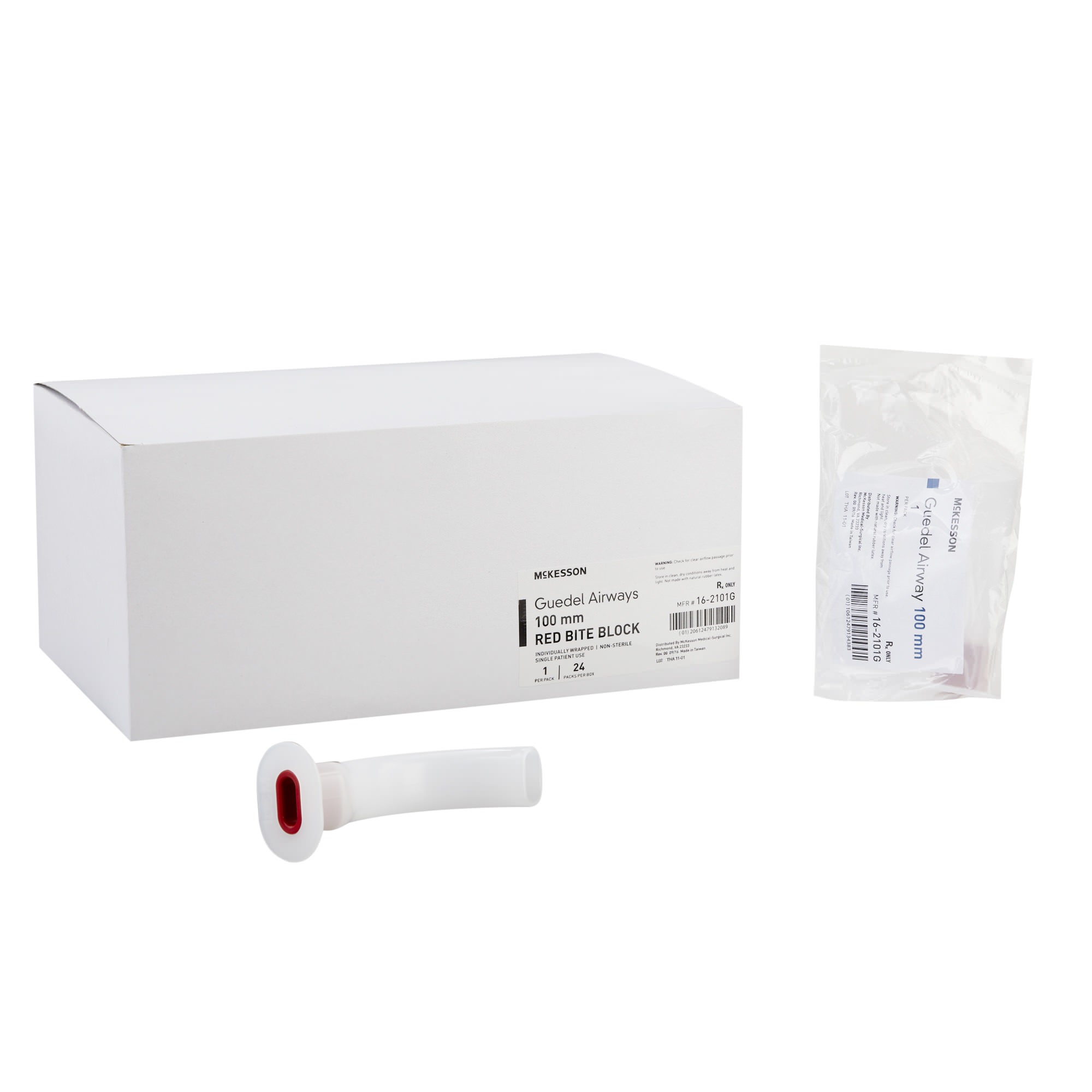 McKesson Guedel Oropharyngeal Airway NonSterile Single Patient Use - Main image