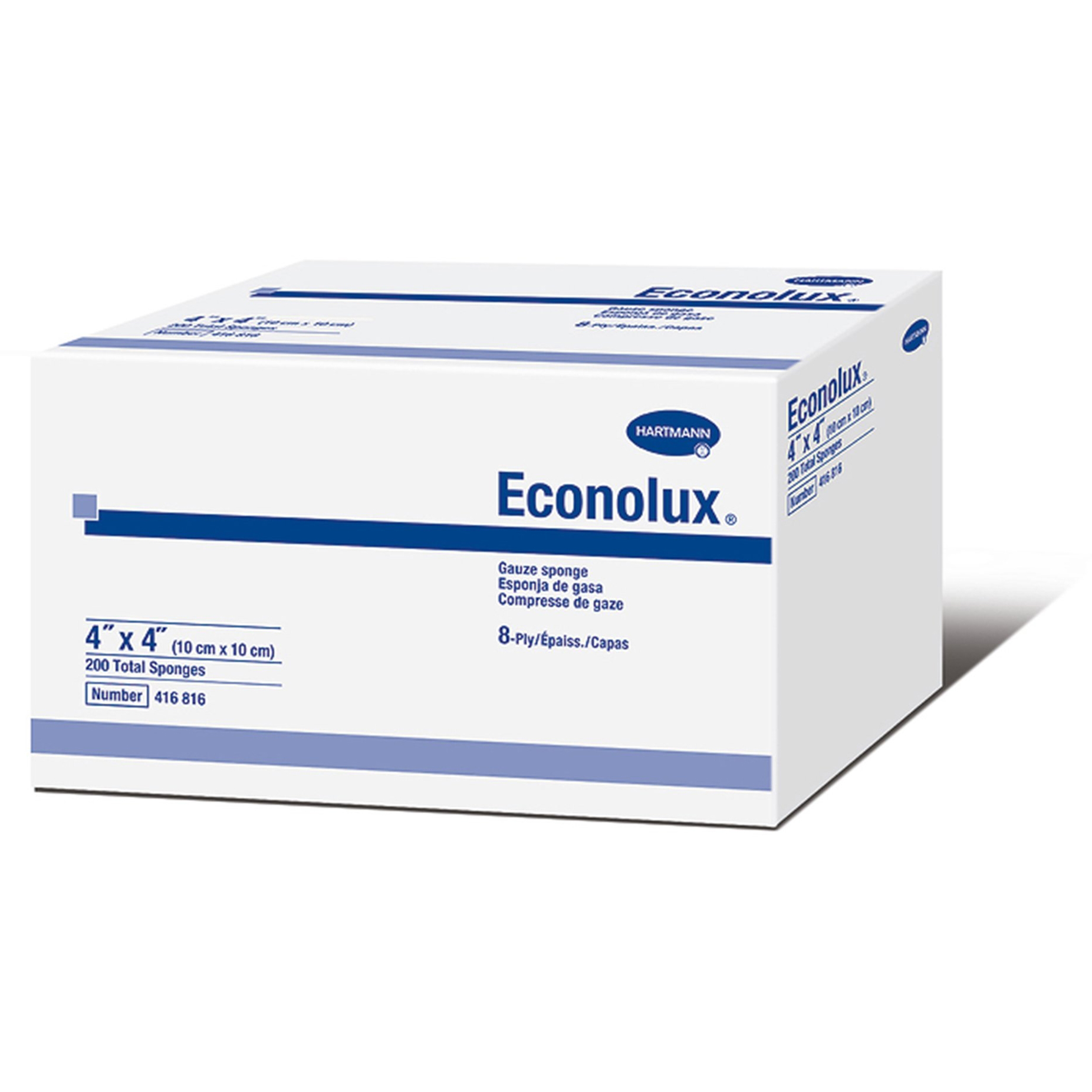 Hartmann Econolux 8-Ply Cotton Gauze Sponge Non Sterile thumbnail 2