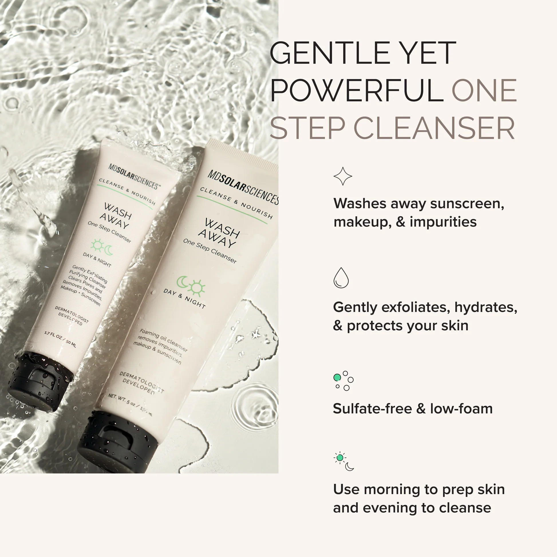 MDSolarSciences Wash Away One Step Cleanser thumbnail 2
