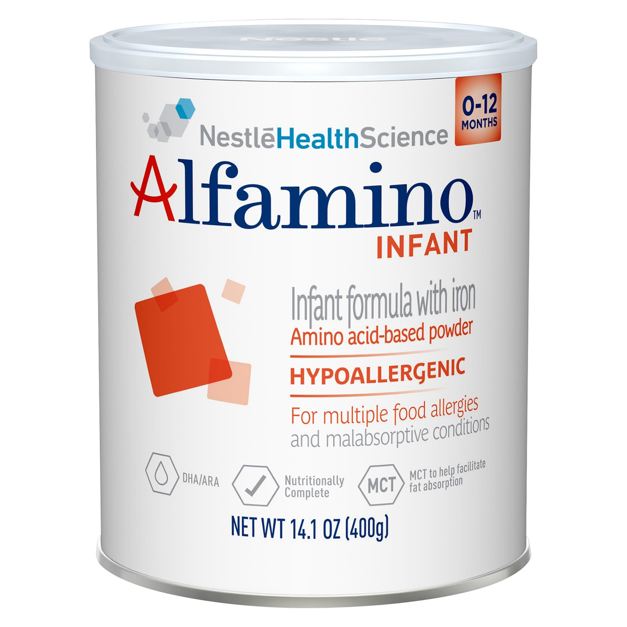 Alfamino Amino Acid-Based Hypoallergenic Infant Formula with Iron