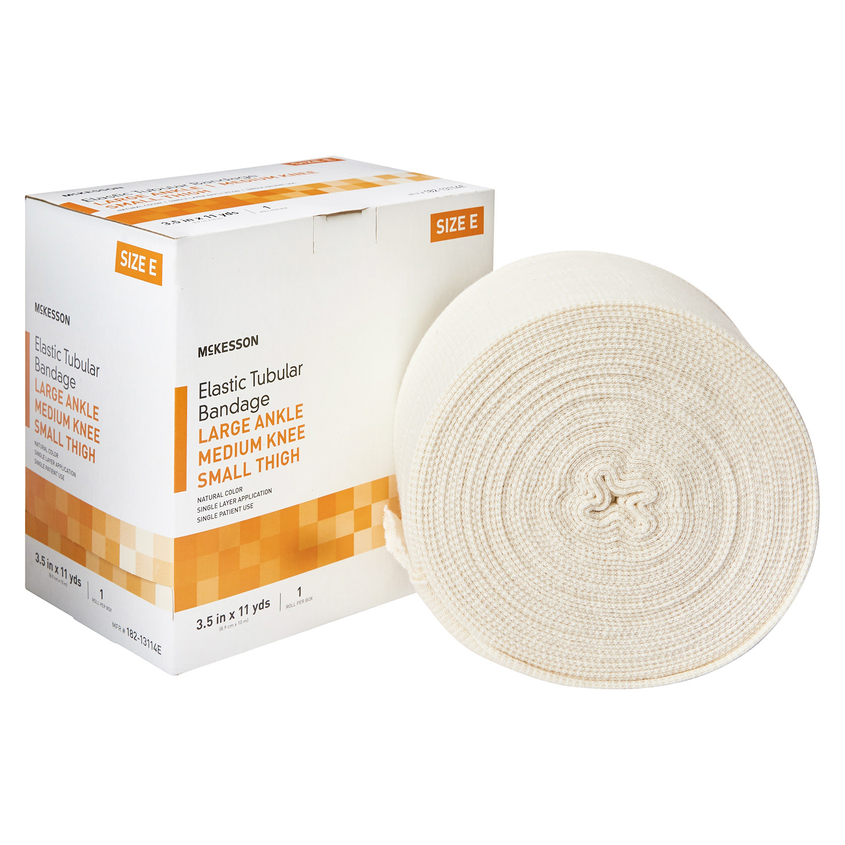McKesson Spandagrip Elastic Tubular Support Bandage Natural NonSterile - Main image