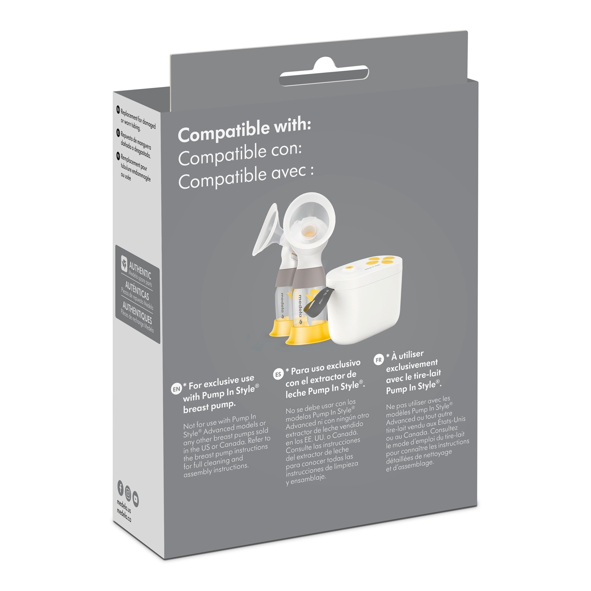 Medela Replacement Tubing For Medela Pump In Style with MaxFlow Breast Pumps thumbnail 2