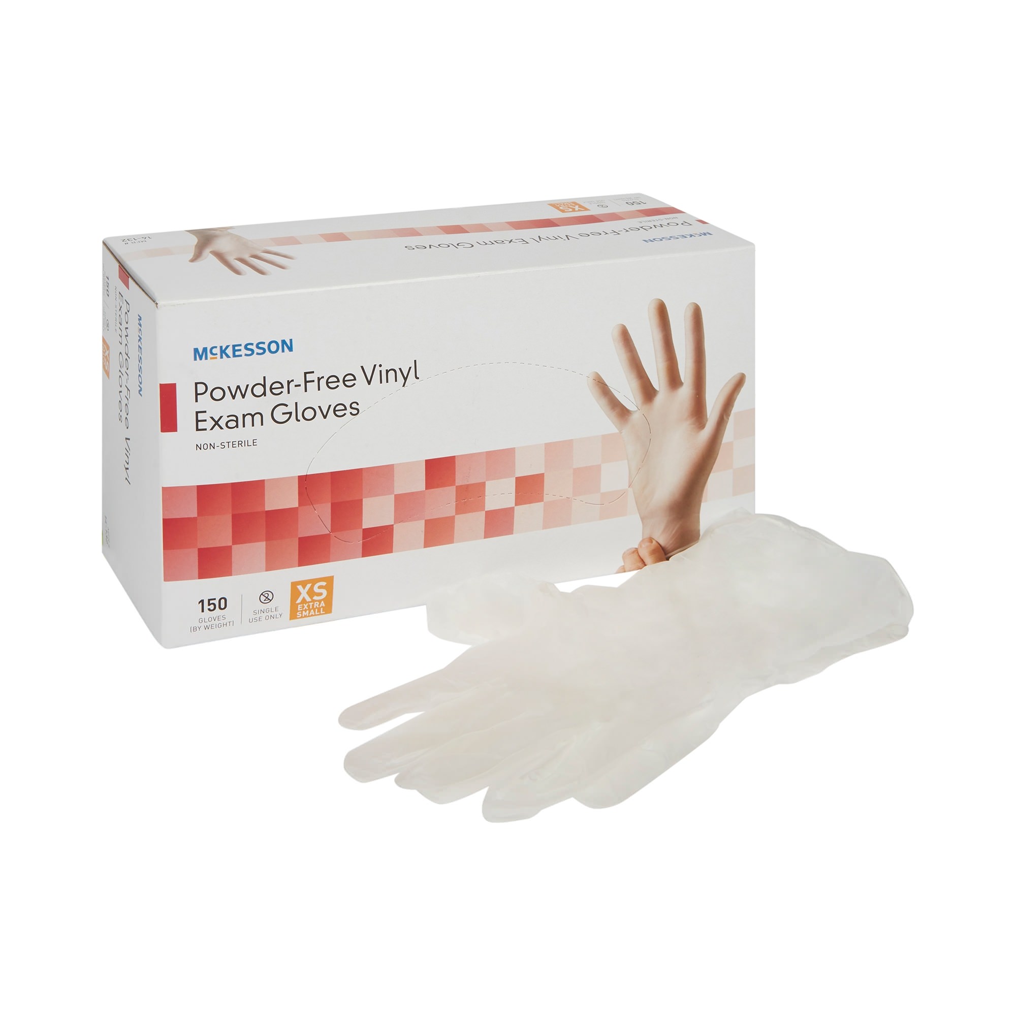 Mckesson Vinyl Powder Free Exam Gloves - Main image