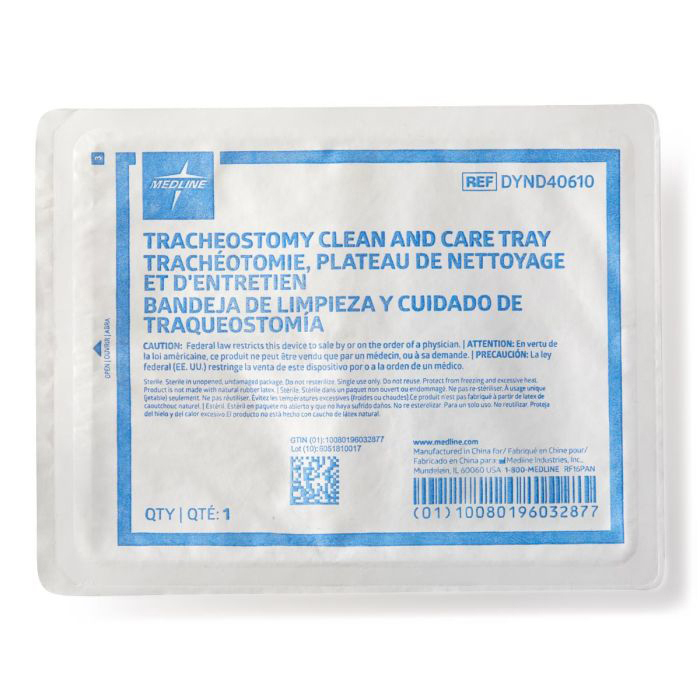 Medline Tracheostomy Care Kit w/ Dressing thumbnail 2