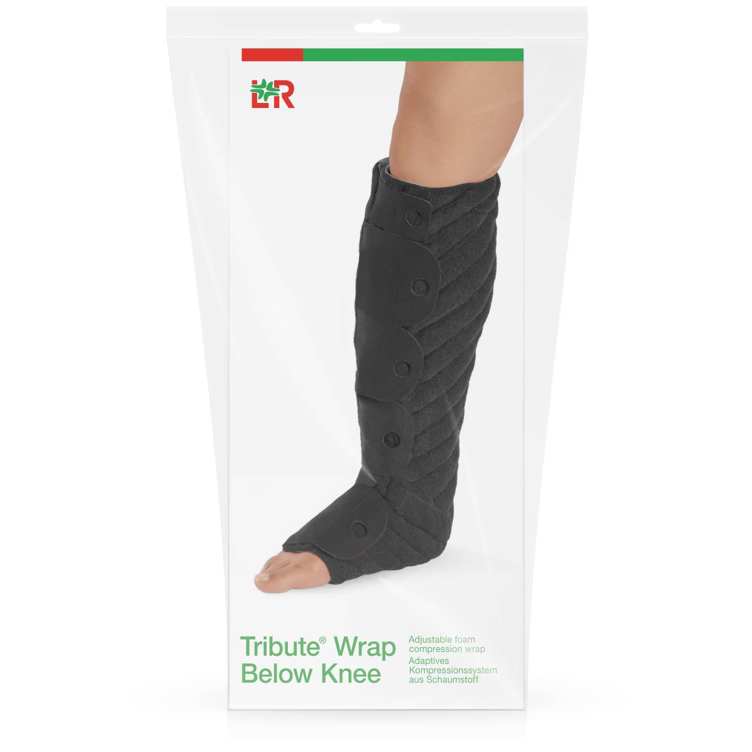 Tribute Below Knee Adjustable foam compression wrap