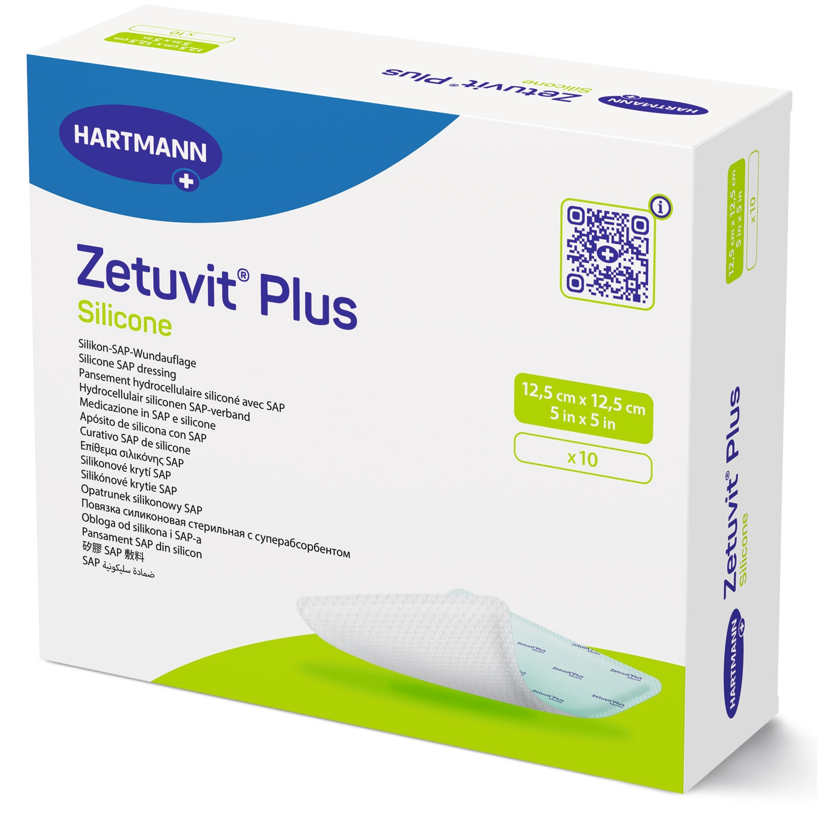 Hartmann Zetuvit Plus Silicone Non Border Superabsorbent Dressing thumbnail 2