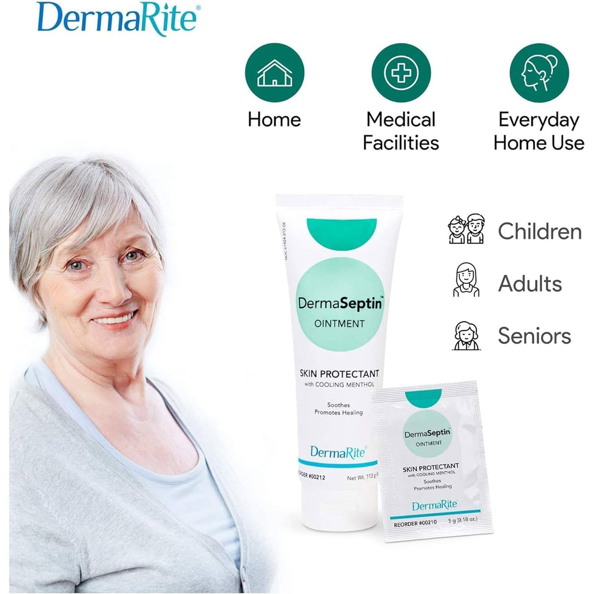 DermaSeptin Skin Protectant Ointment with Cooling Menthol thumbnail 5