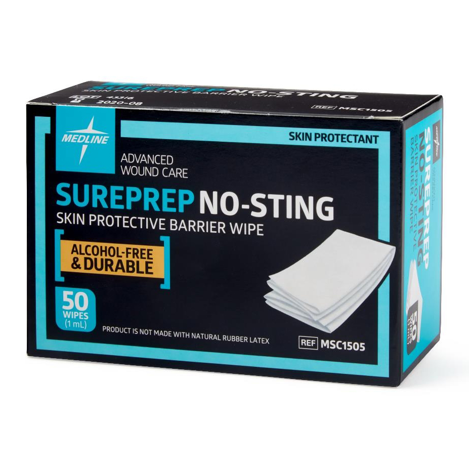 SurePrep No-Sting Skin Protective Barrier Wipes - Box of 50 thumbnail 2