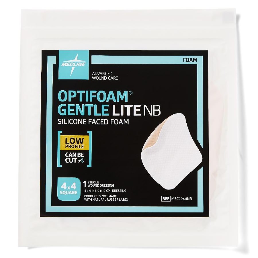 Optifoam Gentle Lite Silicone Faced Foam Dressings, Non-bordered thumbnail 2