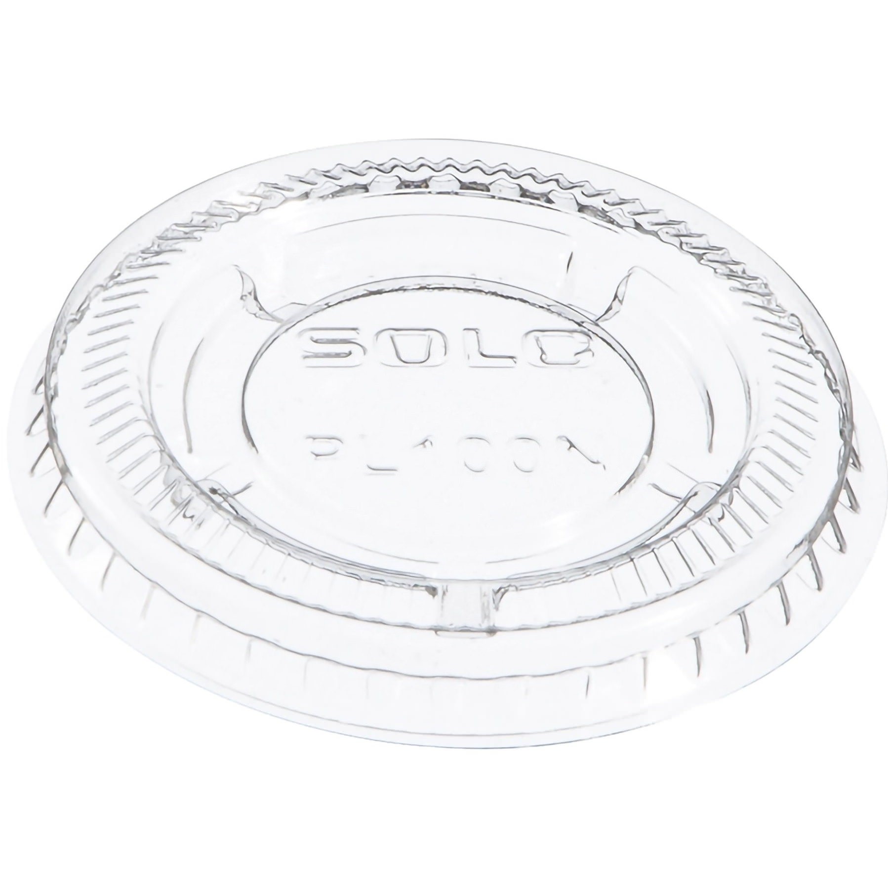 Dart Solo Clear Plastic Portion Cup Lid thumbnail 1