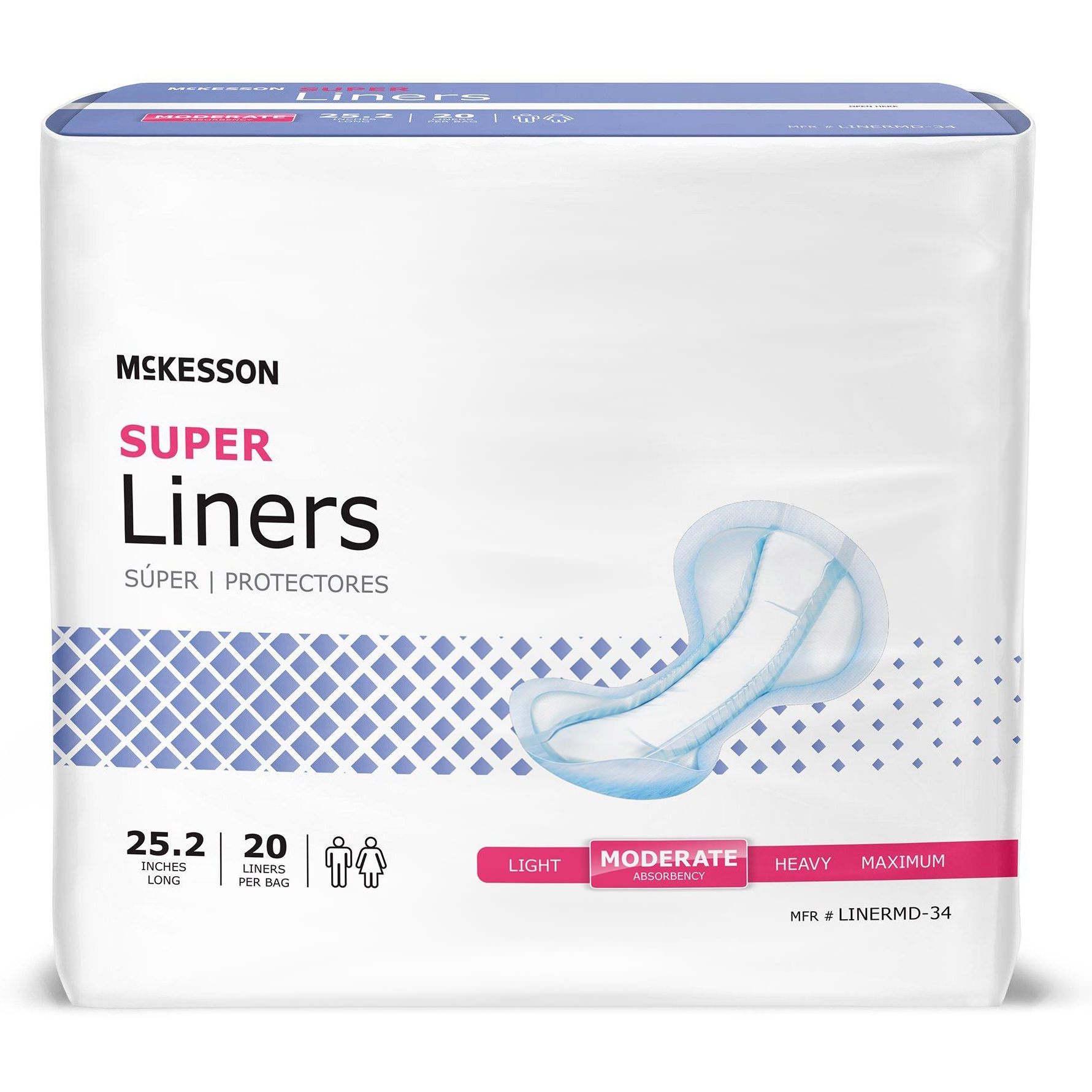 McKesson Super Incontinence Liners
