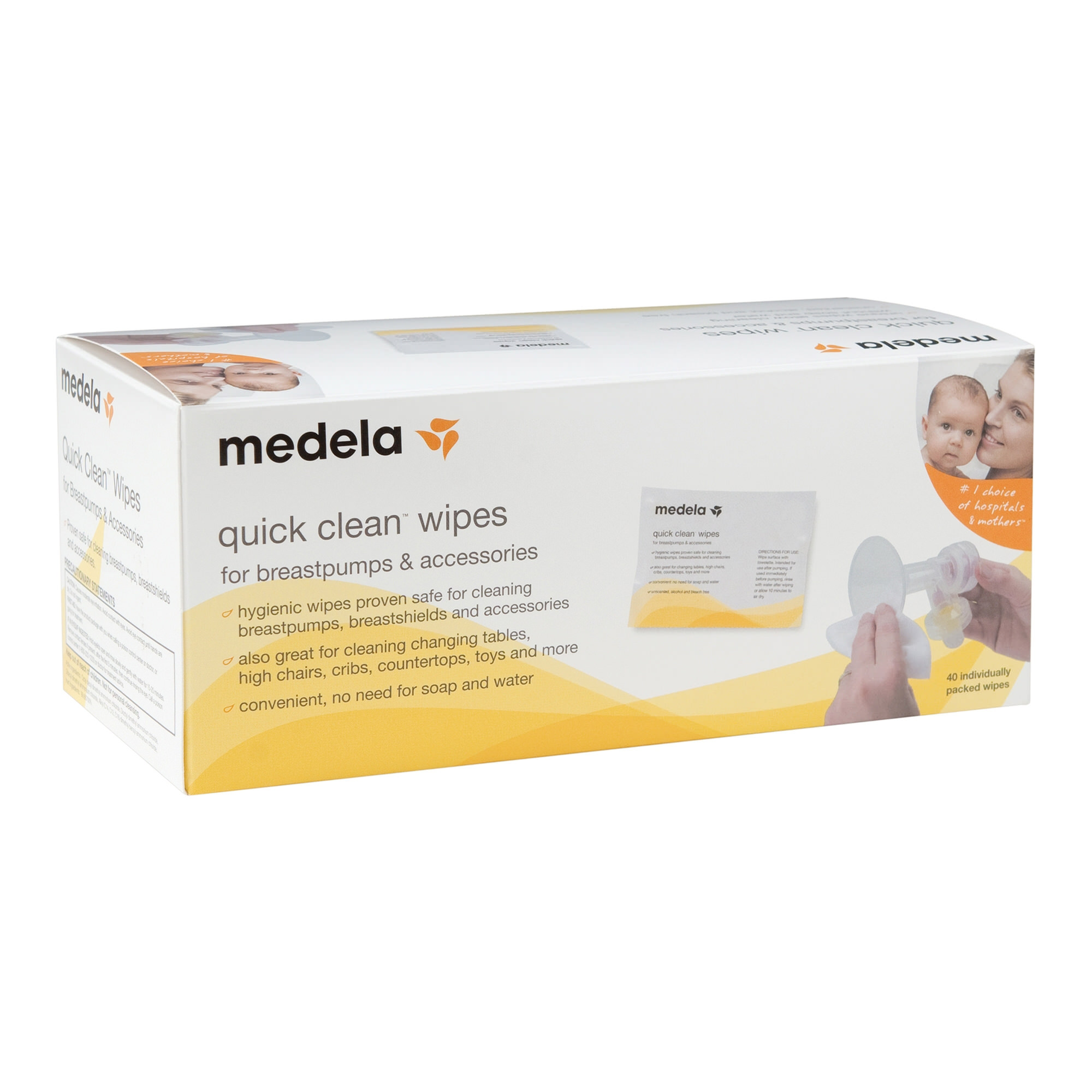Medela Quick Clean Breast Pump Wipe - Main image