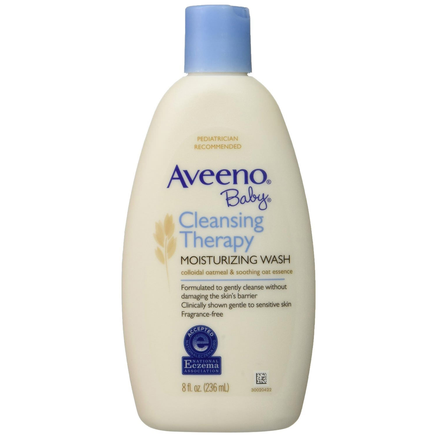 Aveeno Baby Soap Liquid Bottle Unscented, 8 oz - Case of 12 - Main image