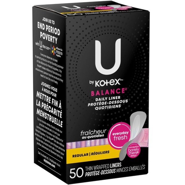 U By Kotex Balance Barely There Daily Liners thumbnail 2