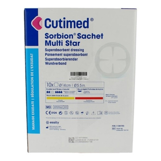 Cutimed Sorbion Sachet Multi Star Wound Dressing thumbnail 2